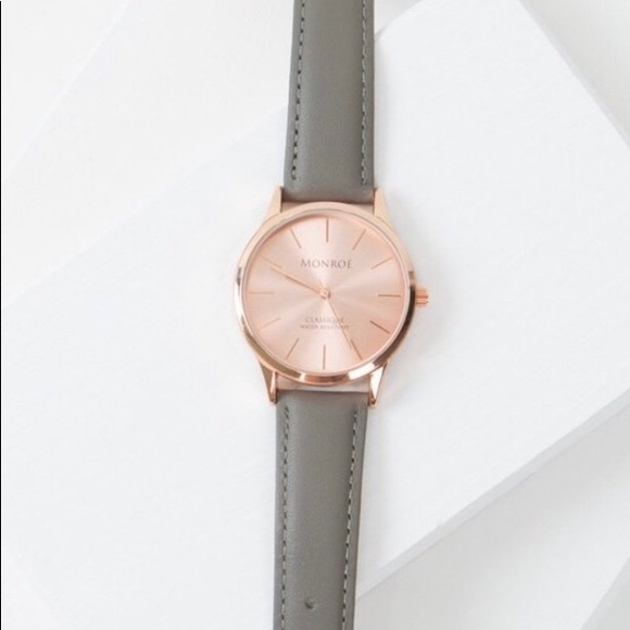 Monroé Sunburst Solérose rose gold watch. - Picture 2 of 7